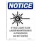 Signmission Safety Sign, OSHA Notice, 18" Height, NOTICE If Red Light Sign With Symbol, Portrait OS-NS-D-1218-V-15823 - alternate 1